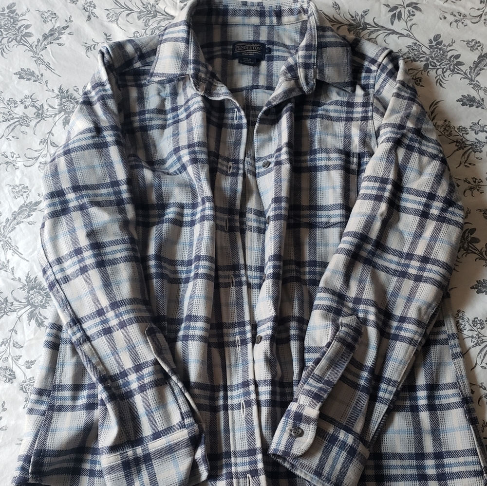 Pendleton Blue Flannel Shirt
